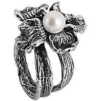 Anello Bottega Boccadamo Donna Ninfea in Argento Perla BAN024 - BAN024